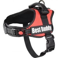 Hondentuig Best Buddy Pluto Rood XL 80 - 100 cm x 50 mm Flamingo Rood - thumbnail