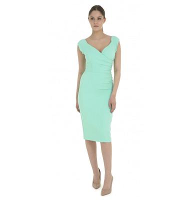 Vivi Pencil Dress Luxe Crepe Mint-44 (NL)/ 18 (UK) Vivi Pencil Dress Luxe Crepe Mint-44 (NL)/ 18 (UK)