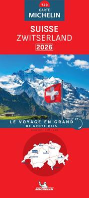 Wegenkaart - landkaart 729 Zwitserland 2026 | Michelin