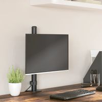 Monitorbeugel VESA 75/100 mm zwart staal