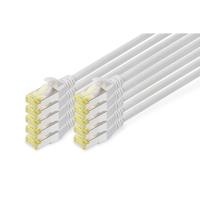 Digitus DK-1644-A-020-10 RJ45 Netwerkkabel, patchkabel CAT 6A S/FTP 2.00 m Grijs 1 stuk(s)
