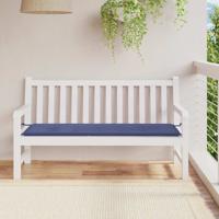 VidaXL Tuinbankkussen 150x50x4 cm oxford stof marineblauw