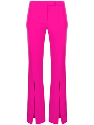 Versace Jeans Couture pantalon évasé à taille basse - Violet