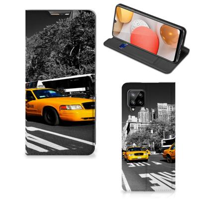 Samsung Galaxy A42 | Book Cover | New York Taxi