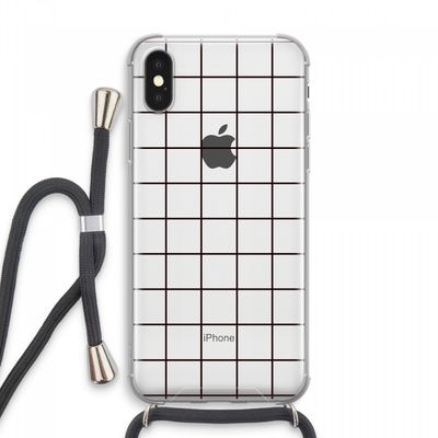 Rooster: iPhone XS Max Transparant Hoesje met koord