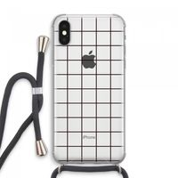 Rooster: iPhone XS Max Transparant Hoesje met koord