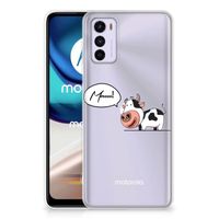 Motorola Moto G42 Telefoonhoesje met Naam Cow