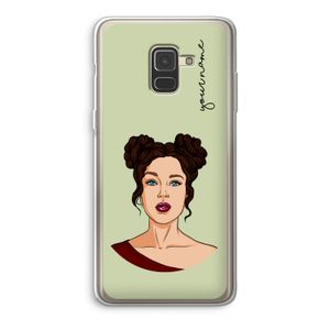Pop-Art Creator: Samsung Galaxy A8 (2018) Transparant Hoesje