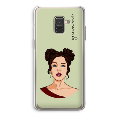 Pop-Art Creator: Samsung Galaxy A8 (2018) Transparant Hoesje
