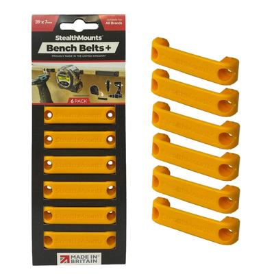 Stealthmounts Bankriem | Geel | 6 Stuks - BB-PL-YLW-6