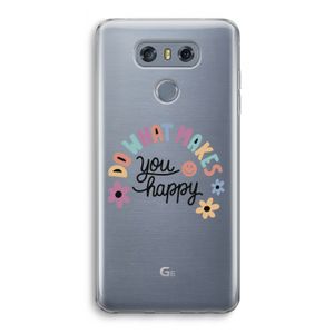 Happy days: LG G6 Transparant Hoesje