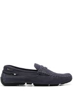 Bally mocassins en daim - Bleu