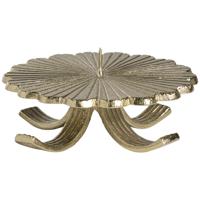 Leen Bakker - Kandelaar Reva Goudkleur - 13xØ7 Cm - Aluminium - Goudkleurig