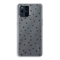 Kleine kattenkopjes: Oppo Find X3 Pro Transparant Hoesje