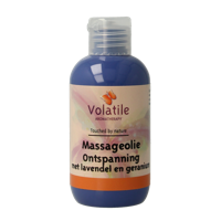 Massageolie ontspanning lavendel geranium 100 Milliliter