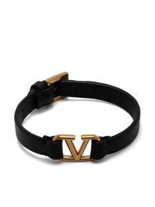 Valentino Garavani bracelet VLOGO à boucle - Noir