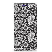 Samsung Galaxy A13 (5G) | Samsung Galaxy A04s Smart Cover Black Flowers