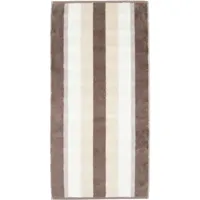 Cawö Cawo Noblesse Stripes Badlaken 80x150 walnuss