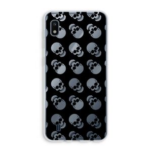 Musketon Skulls: Samsung Galaxy A10 Transparant Hoesje
