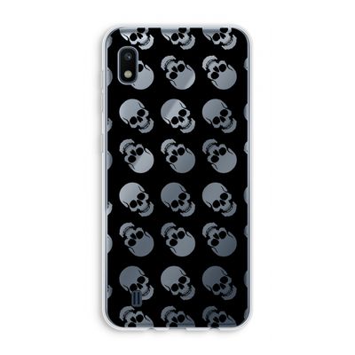 Musketon Skulls: Samsung Galaxy A10 Transparant Hoesje