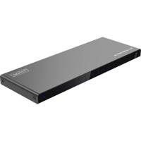 Digitus DS-55338 8 + 1 poorten HDMI-splitter LED-weergave, Met status-LEDs, Met metalen behuizing, Individueel schakelbaar, Ultra HD-geschikt 3840 x 2160 Pixel