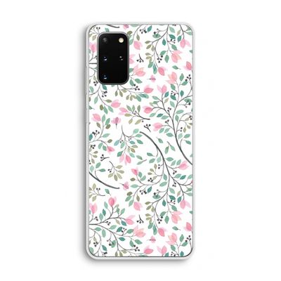 Sierlijke bloemen: Samsung Galaxy S20 Plus Transparant Hoesje