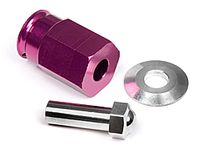 Aluminum wide hex hub 12mm (24mm wide/purple) - thumbnail