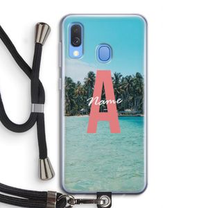 Pacific Dream: Samsung Galaxy A40 Transparant Hoesje met koord