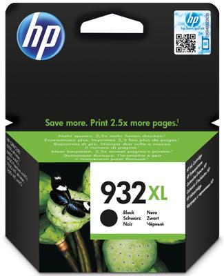 HP inktcartridge 932XL, 1.000 pagina&apos;s, OEM CN053AE, zwart