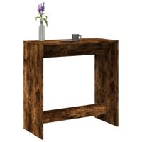 Bartafel 102x50x103,5 cm bewerkt hout gerookt eikenkleur