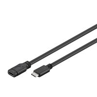 USB 3.2 GEN 1 (USB 3.0) USB-C verlengkabel - USB-C (M) naar USB-C (F) - 5Gbit/s - USB adapter - OTG kabel - 1m