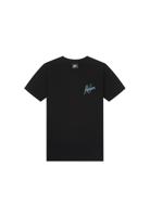 Malelions Junior Split T-Shirt Zwart / Blauw-140 maat 140