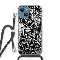 Vexx Black Mixtape: iPhone 13 Transparant Hoesje met koord