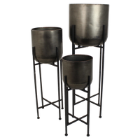 Wants&Needs Accessoires Bloempot Metaal - thumbnail