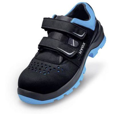 uvex 2 xenova® 9553843 Veiligheidsandalen ESD S1 Schoenmaat (EU): 43 Zwart, Blauw 1 paar