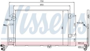 Condensor, airconditioning 94430