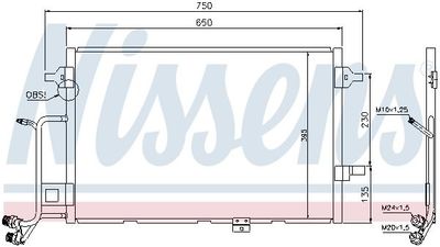 Condensor, airconditioning 94430