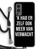 Meer verwacht - Zwart: OnePlus Nord 2 5G Transparant Hoesje met koord