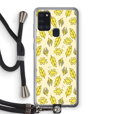 Herfst: Samsung Galaxy A21s Transparant Hoesje met koord