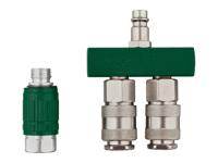 PARKSIDE Perslucht aansluit-/verdeel assortiment (2-weg persluchtverdeler/-drukregelaar)