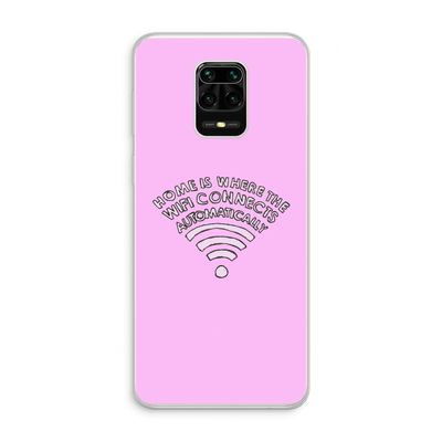 Home Is Where The Wifi Is: Xiaomi Redmi Note 10 Lite Transparant Hoesje