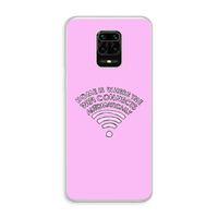 Home Is Where The Wifi Is: Xiaomi Redmi Note 10 Lite Transparant Hoesje