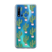Cactus Lover: Huawei P20 Lite (2019) Transparant Hoesje