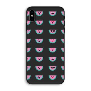 Smiley watermeloenprint: iPhone XS Biologisch afbreekbaar hoesje