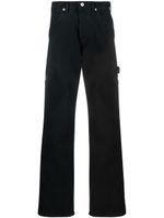 Heron Preston pantalon Carpenter en toile - Noir