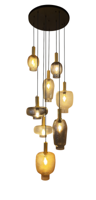 Hanglamp Storm Getrapt - 8L