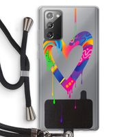 Melts My Heart: Samsung Galaxy Note 20 / Note 20 5G Transparant Hoesje met koord