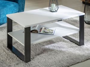 Salontafel ATROX 100 cm wit