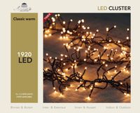 Led classic cluster lights 1920l/11.5m - 4m aanloopsnoer zwart - bi-bui trafo Anna's collection - Anna's Collection