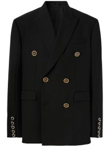 Burberry veste de costume à boutonnière croisée - Noir
